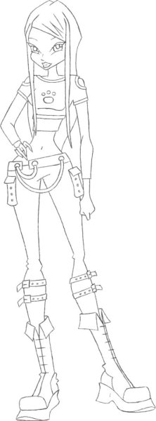 Раскраски Винкс Рокси