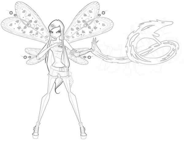 Стелла Софикс раскраска