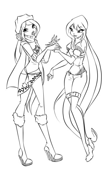 Раскраски Винкс Рокси