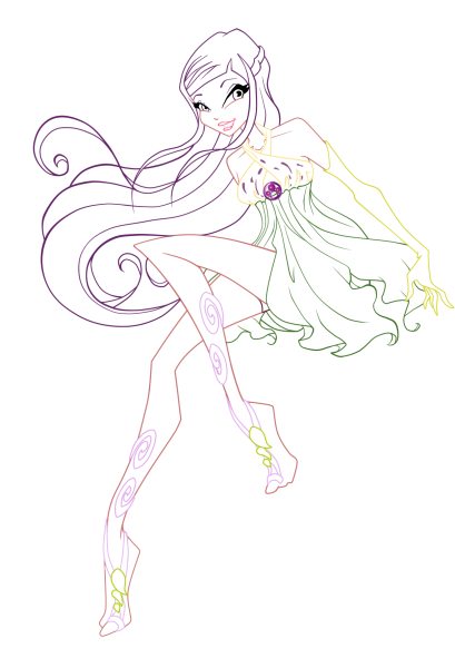 Рокси Беливикс раскраска