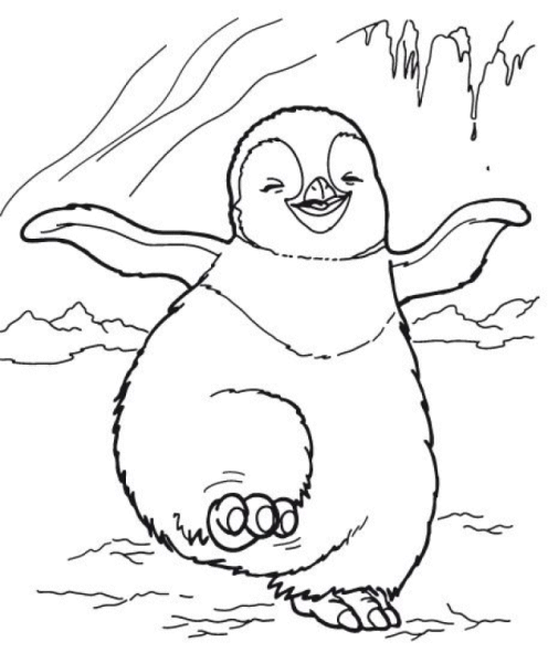 Животные севера раскраска для детей