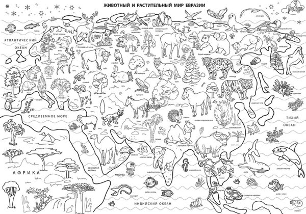 Материки задания для детей