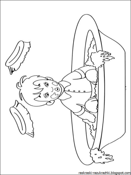 Корней Чуковский Мойдодыр раскраска