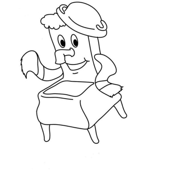 Сказки Чуковского раскраски Мойдодыр