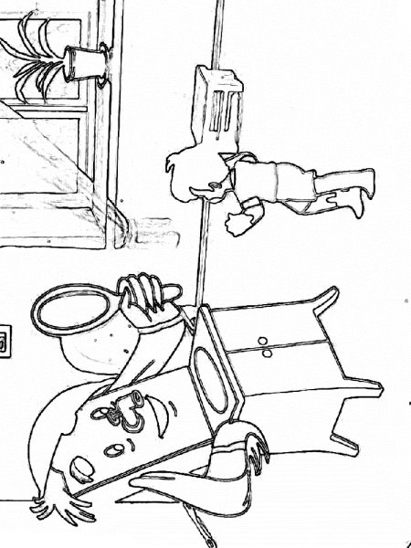 Раскраска Мойдодыр Чуковский