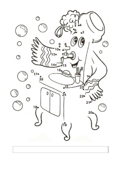 Раскраска по сказкам Чуковского для детей Мойдодыр