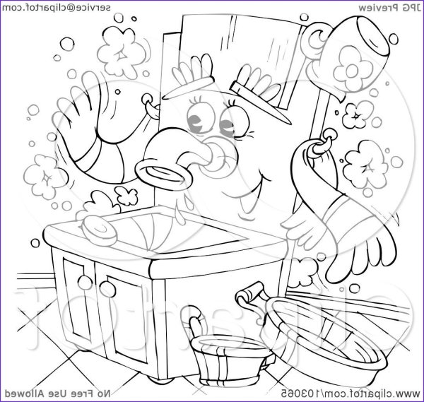 Раскраски к произведению Чуковского Мойдодыр