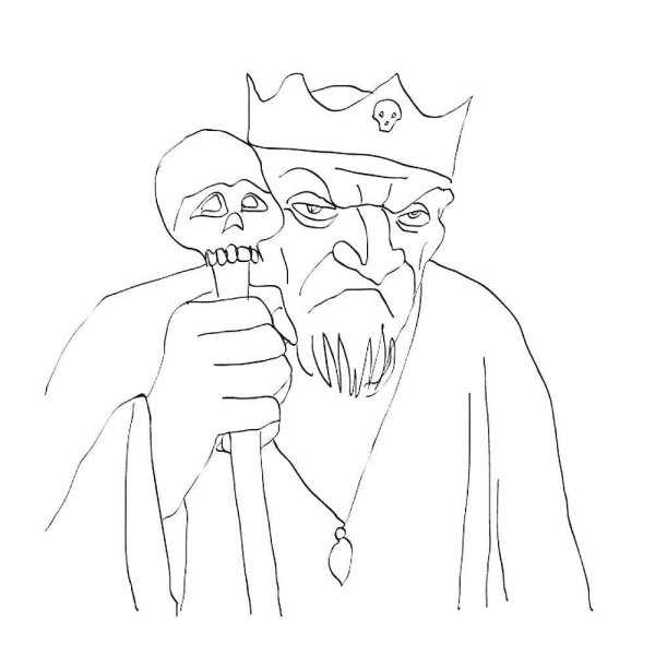 Кощей Бессмертный злой раскраска