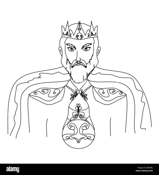 Кощей Бессмертный для срисовки