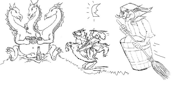 Кощей начало раскраска