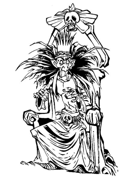 Раскраска Кощей начало Мэй