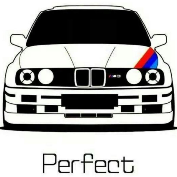 BMW e34 принт