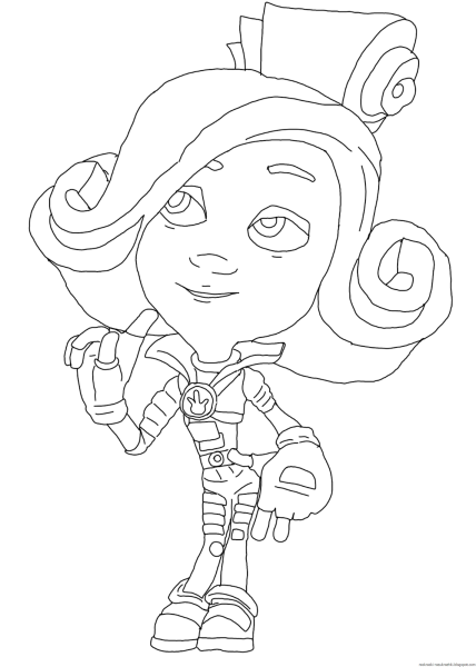 Раскраска Верта из Фиксиков