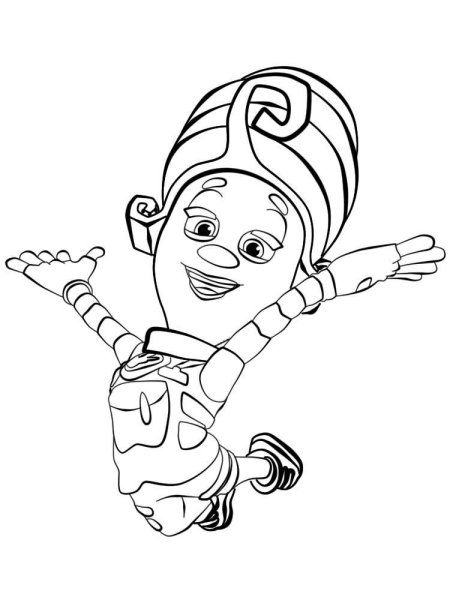 Раскраска Фиксики Мася