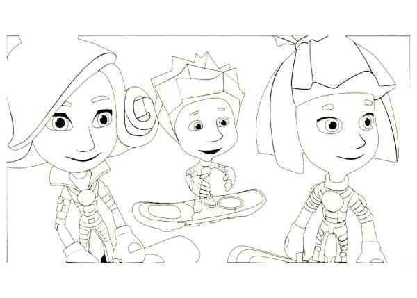 Симка Верта шпуля раскраска