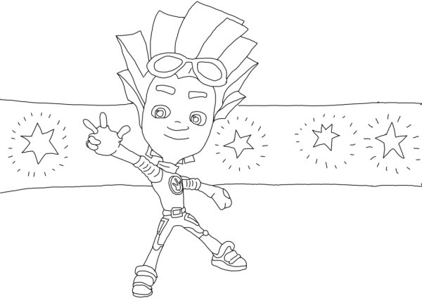 Раскраска Фиксики Файер