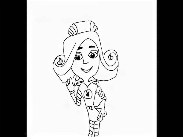 Раскраска Фиксики Верта