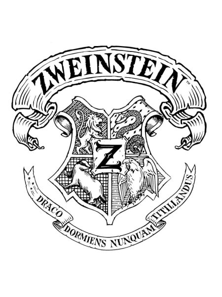 Герб Гриффиндора из Гарри Поттера рисунок