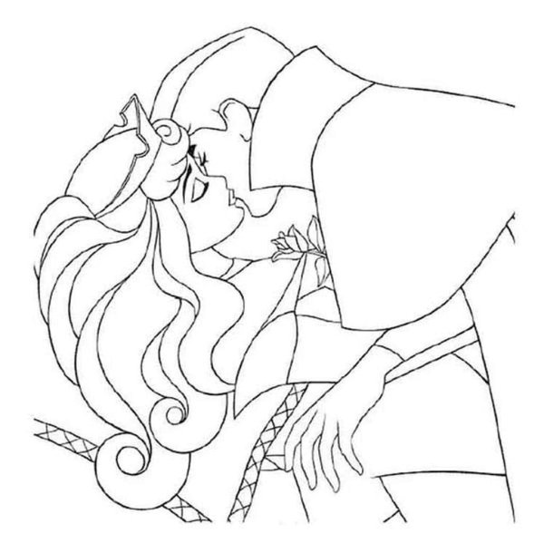 Спящая красавица Малефисента раскраска