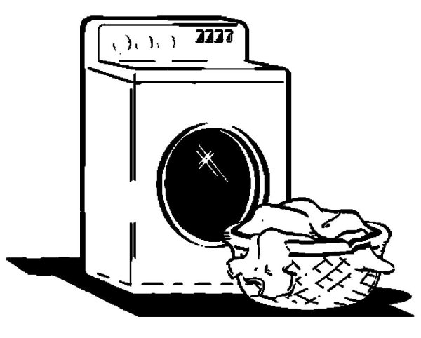 Стиральная машина раскраска