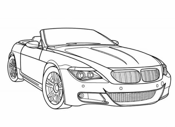 Раскраски машины БМВ i8