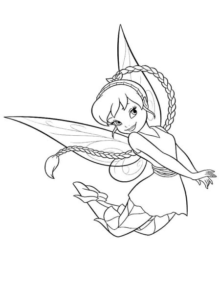 Фея Динь Динь раскраска