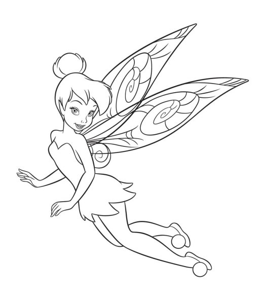 Раскраски феи Дисней Динь Динь