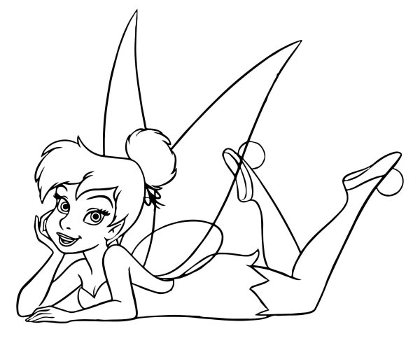 Раскраска феи Дисней Розетта