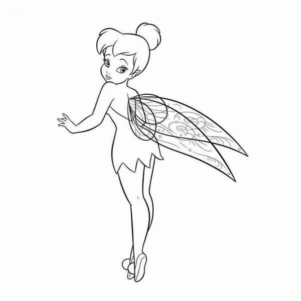 Фея Иридесса раскраска