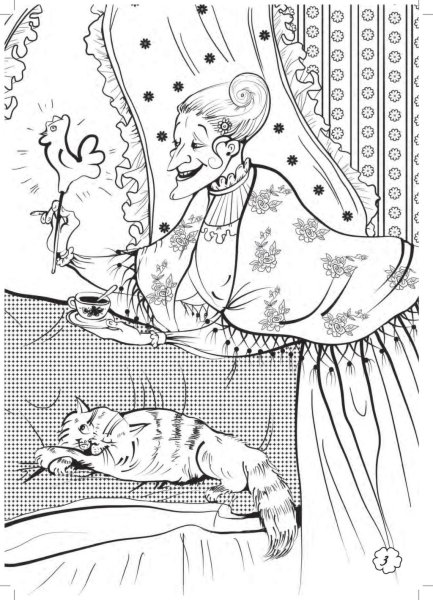 Сказки братьев Гримм раскраски