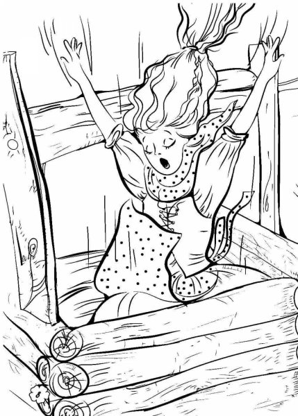 Бабушка Метелица рисунок