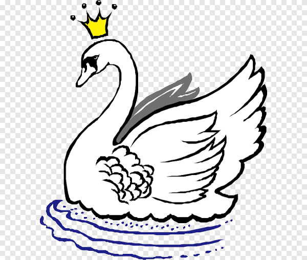 Лебедь из сказки о царе Салтане раскраска