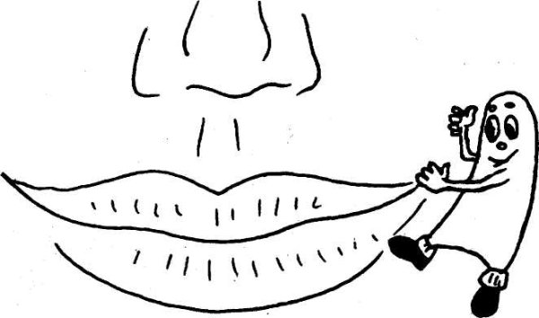 Артикуляционное упражнение улыбочка