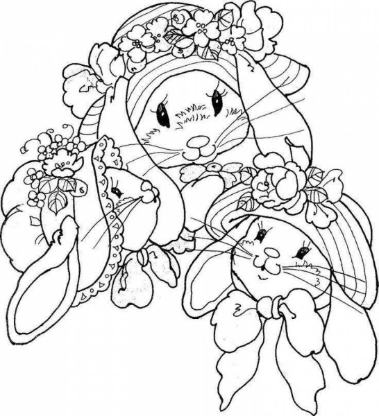 Зайка ми раскраска