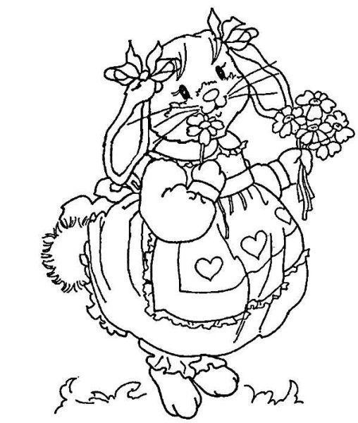 Зайка ми раскраска