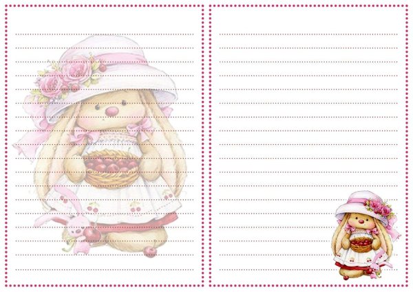 Страницы для детского блокнота