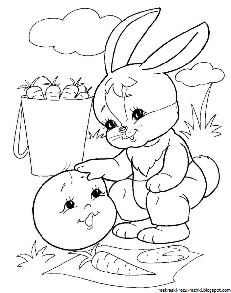 Сказки-раскраски. Колобок