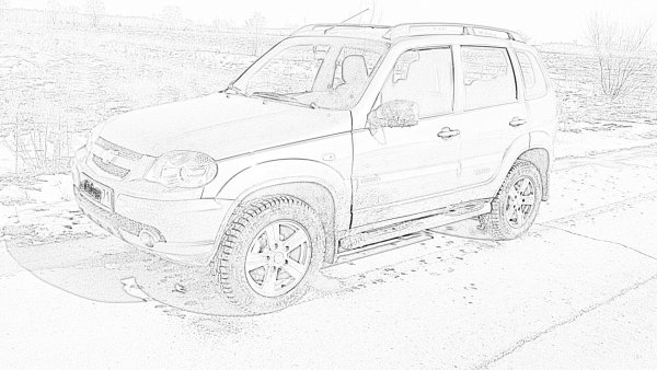 Раскраски машины Нива Шевроле