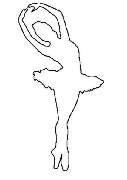 Балерины трафареты для вырезания снежинок