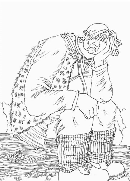 Братья Гримм Храбрый портняжка раскраска