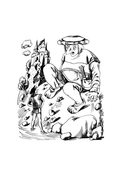 Братья Гримм Храбрый портной раскраска