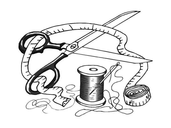 Храбрый портняжка раскраска