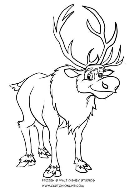 Разукрашка Свен