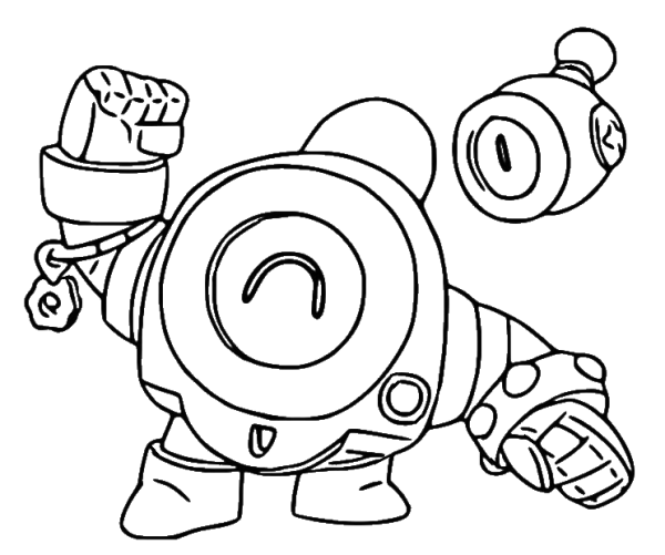 Раскраска Браво старс Нани