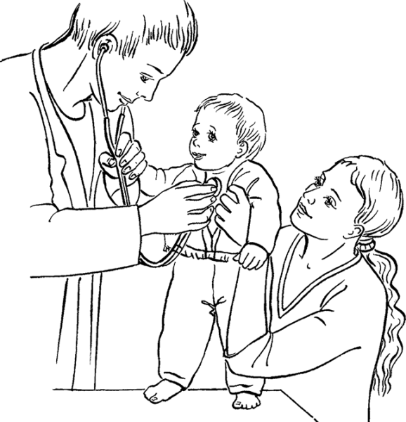 Педиатр рисунок