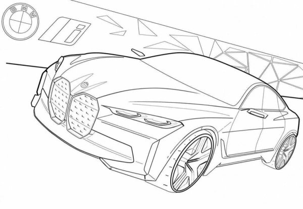 BMW i8 разрисовка