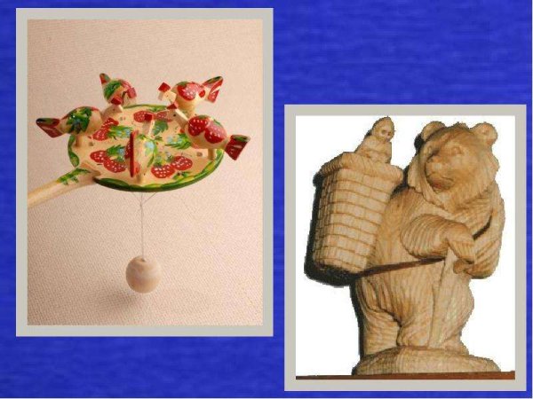 Богородская игрушка Раскрашенная