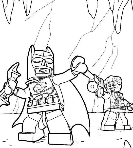 Раскраски LEGO Batman