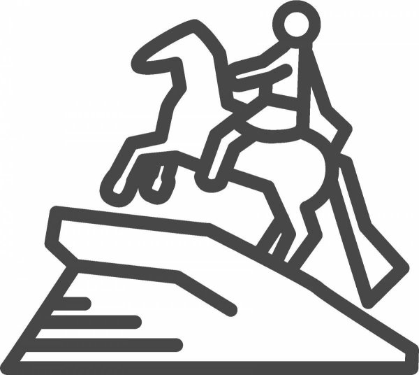 Медный всадник вектор