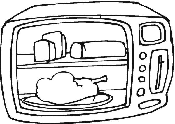 Бытовая техника раскраска для детей